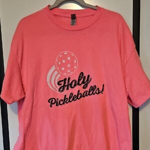 Pink Holy Pickleballs T-Shirt